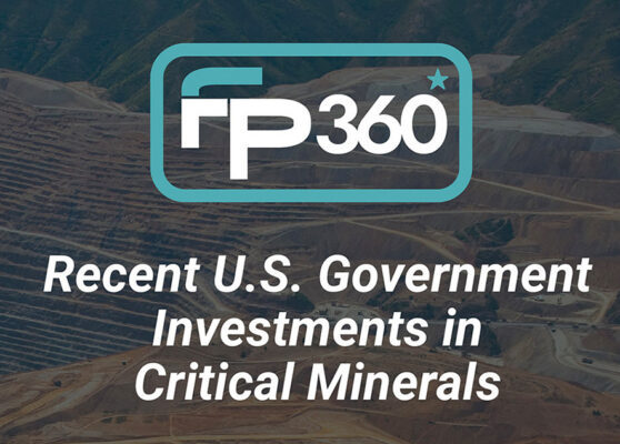 Recent U.S. Government Investments in Critical Minerals (2024-2026)